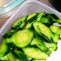 クック0MHF56☆'s cooksnap of when they made 梅こんぶ茶で、簡単♪きゅうりの浅漬け.