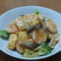 ショコラメロン's cooksnap of when they made ﾌﾞﾛｯｺﾘｰと海老のふわとろ卵炒め.
