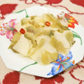 mmameco's cooksnap of when they made 大根とザーサイの炒め。.