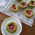 むぅむ's cooksnap of when they made スイカの輪切りみたいな抹茶クリチパン.