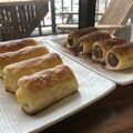 minimousec's cooksnap of when they made パイシートでパイコロネ♪.