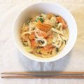 ＋＊ぴかりん＊＋'s cooksnap of when they made ツナと野菜の味噌クリームうどん.
