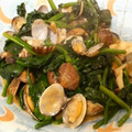 しょこらッテ's cooksnap of when they made ❀ほうれん草とあさりのバター炒め❀.