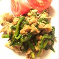 2michi's cooksnap of when they made ニラと豚肉、豆板醤炒め。.