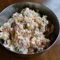 kazooco's cooksnap of when they made ポテサラ風！おからサラダ.