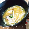 momocookin's cooksnap of when they made 鯖の水煮缶うどん.