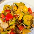 きのこののこ's cooksnap of when they made 食欲そそる夏野菜たっぷり炒め.