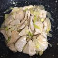 さくここみわ's cooksnap of when they made 塩麹とりむね肉とネギの甘味噌炒め.