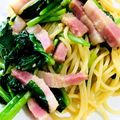 まあこニャン's cooksnap of when they made アンチョビ★ベーコンとほうれん草のパスタ.