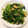 クックE662AA☆'s cooksnap of when they made 根三つ葉と油揚げのオイスターソース炒め煮.