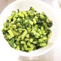 ♪sun♪sun♪'s cooksnap of when they made 大根の葉☆ごま油炒め.