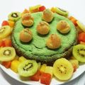 えリﾋﾟｮﾝ★'s cooksnap of when they made 簡単！抹茶のチーズケーキ ♪.