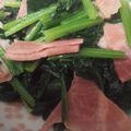 クックACOL48☆'s cooksnap of when they made ホウレン草とベーコンのバター醤油炒め.