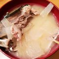 カラえり's cooksnap of when they made ツバスのあら汁.