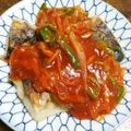 こげ岡's cooksnap of when they made 塩鯖の甘酢餡掛け.