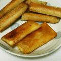 shushu0909's cooksnap of when they made 息子の好きな生ハムチーズ春巻き.