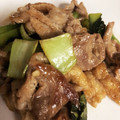 ぽより。's cooksnap of when they made 豚肉と青梗菜のオイスターソース炒め.
