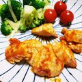 クックY08S17☆'s cooksnap of when they made 鶏胸肉のマヨケチャ炒め.
