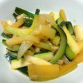 にじすき's cooksnap of when they made 子供もおいしいズッキーニと人参のきんぴら.