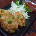 ロシアン's cooksnap of when they made エビのすり身でさつま揚げ.