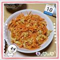蒼くんの母's cooksnap of when they made めんつゆ！にんじんしりしり〜.