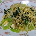 ぷちょ。's cooksnap of when they made 簡単（＾＾ニラモヤシ卵炒め.