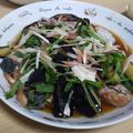 ももたす１９'s cooksnap of when they made ブリと揚げ茄子の香味野菜のせ.
