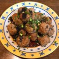 HikariNMY's cooksnap of when they made 旨さにハマる♡茄子たっぷり照り焼き肉団子.