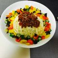 ゆゆゆー。's cooksnap of when they made ”映える！夏野菜とそぼろの冷製パスタ”.