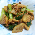 ウニのお母さん's cooksnap of when they made ☆豚挽き肉と大根と小松菜のカレー炒め☆.
