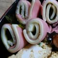 DAD☆HKR☆'s cooksnap of when they made お弁当に♪ハムチーズのりのぐるぐる巻き.