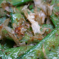 めかにか's cooksnap of when they made 超簡単絹さやのおかか和え.