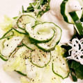 みっくママ's cooksnap of when they made レタスときゅうり洋風？浅漬け.