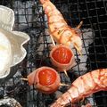 きょとん's cooksnap of when they made トマトベーコン（アウトドア料理）.