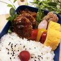 ☆kiyomin☆'s cooksnap of when they made 男子高校生お弁当～働く母です～ハンバーグ.