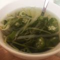 yukapi☻'s cooksnap of when they made オクラと鶏ささみのとろとろ塩スープ.