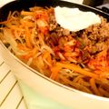 みみみ❥'s cooksnap of when they made 簡単節約晩ごはん⑧フライパンビビンバ.