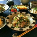 Ｍｉｓｓ桃子's cooksnap of when they made 簡単！豚肉と豆苗の旨辛みそ炒め☆.