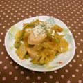 龍青空ママ's cooksnap of when they made 給料日前を救済♪野菜ナポリタン.