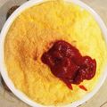 ダディーX's cooksnap of when they made ニトスキでスフレオムライス.