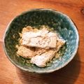はるぴーのママ's cooksnap of when they made 黒ゴマきなこ棒☆容器の中で固めてカット.