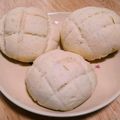 ｷﾜﾐ's cooksnap of when they made ふつーのメロンパン.