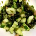 nao_mar925's cooksnap of when they made 副菜1品♡梅とわかめとキュウリのあえもの.