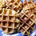みちゃ0214's cooksnap of when they made しっとりバナナワッフル.