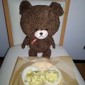 ミーちゃん姉妹のれ's cooksnap of when they made 玉ねぎとじゃがいもピンクペッパーグラタン.