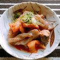 ☆３匹の子ぶた☆'s cooksnap of when they made ＊さばの味噌煮缶と蒟蒻とキムチの煮物＊.