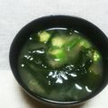 ☆yopipi's cooksnap of when they made 簡単お味噌汁☆オクラのお味噌汁.