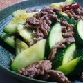 iso豚's cooksnap of when they made ズッキーニのペペロンチーノ.