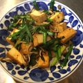 ゆぅまぁ922's cooksnap of when they made 厚揚げ、しめじ、ニラのピリ辛炒め.