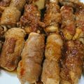 rika0827's cooksnap of when they made ご飯すすむ◎豆腐の豚巻き照り焼き。.